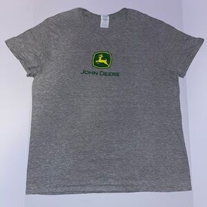 John Deere Heather Gray Short Sleeve Tee